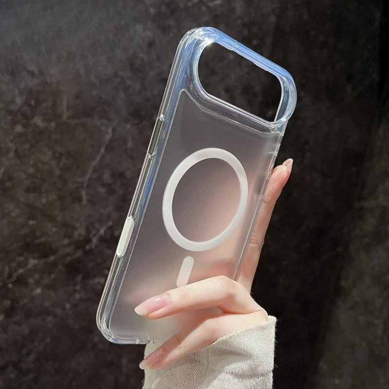 Transparent Matte MagSafe Case