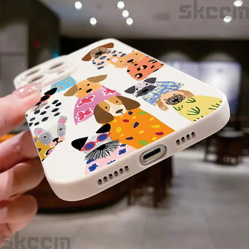 Funny Dog Pattern Soft Case