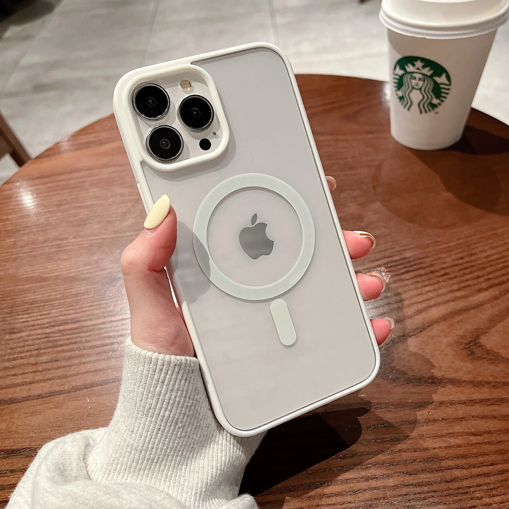 Colorful Transparent MagSafe Case