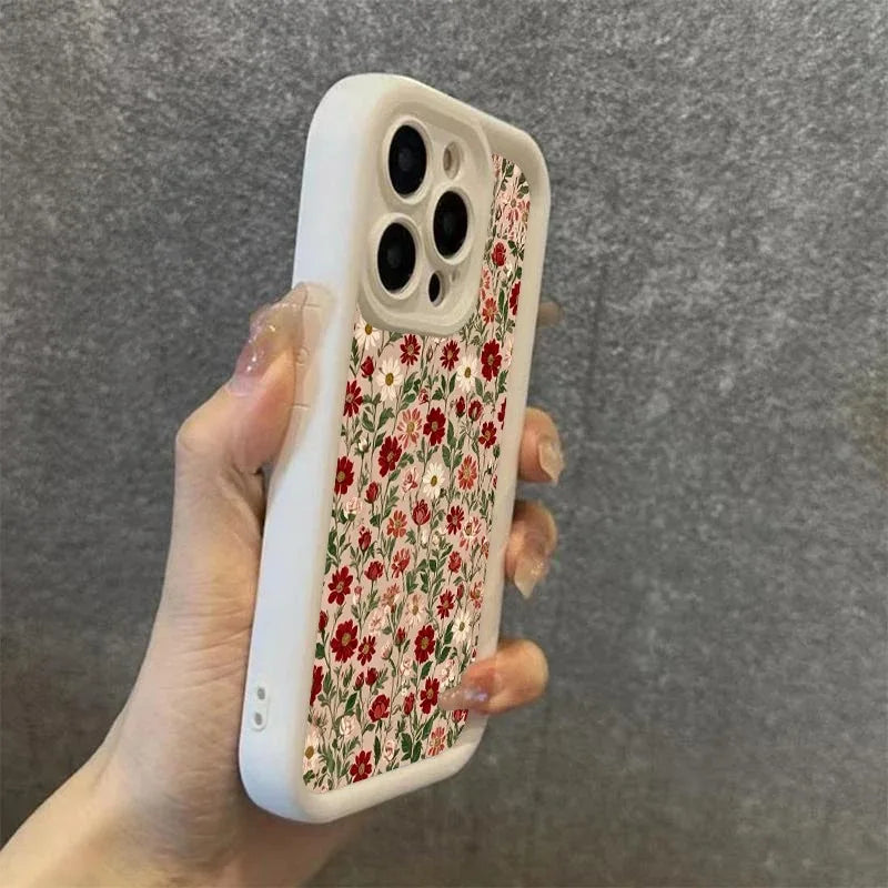 Cute Flower Shockproof Case