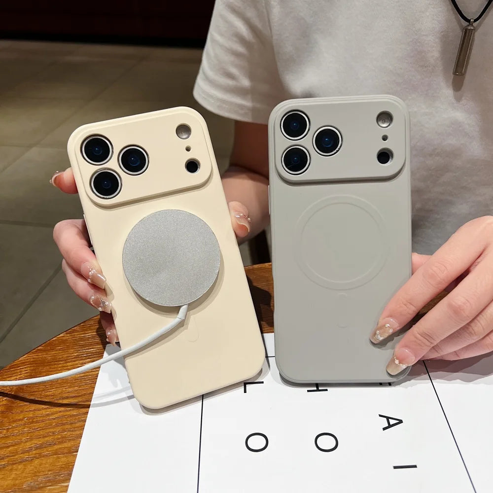 Soft Liquid Silicone MagSafe Case