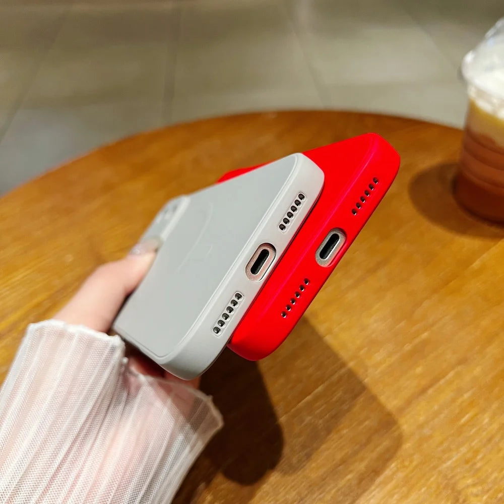 Soft Liquid Silicone MagSafe Case