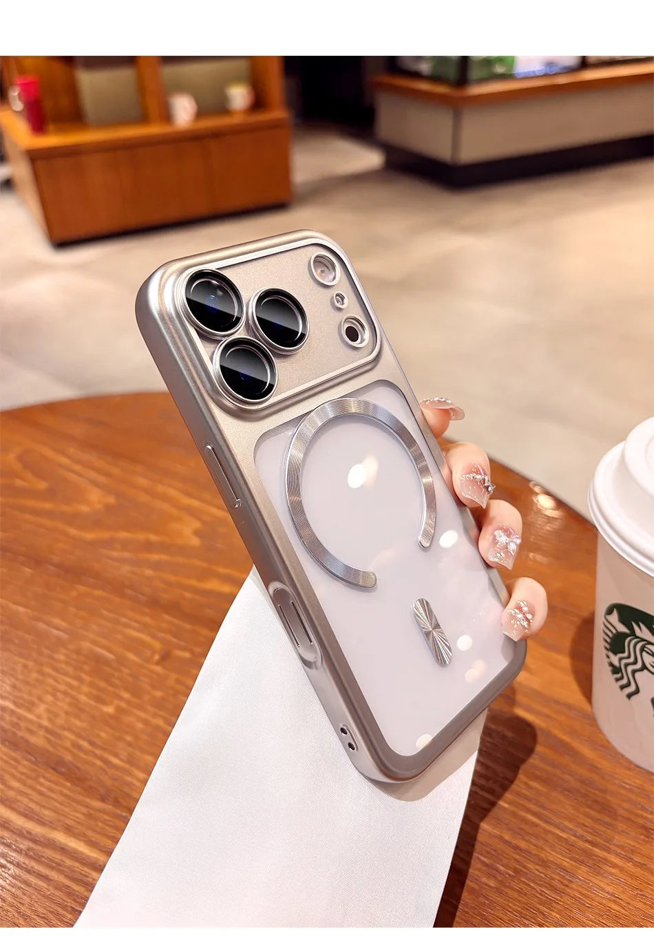 Transparent Magnetic Plating Case