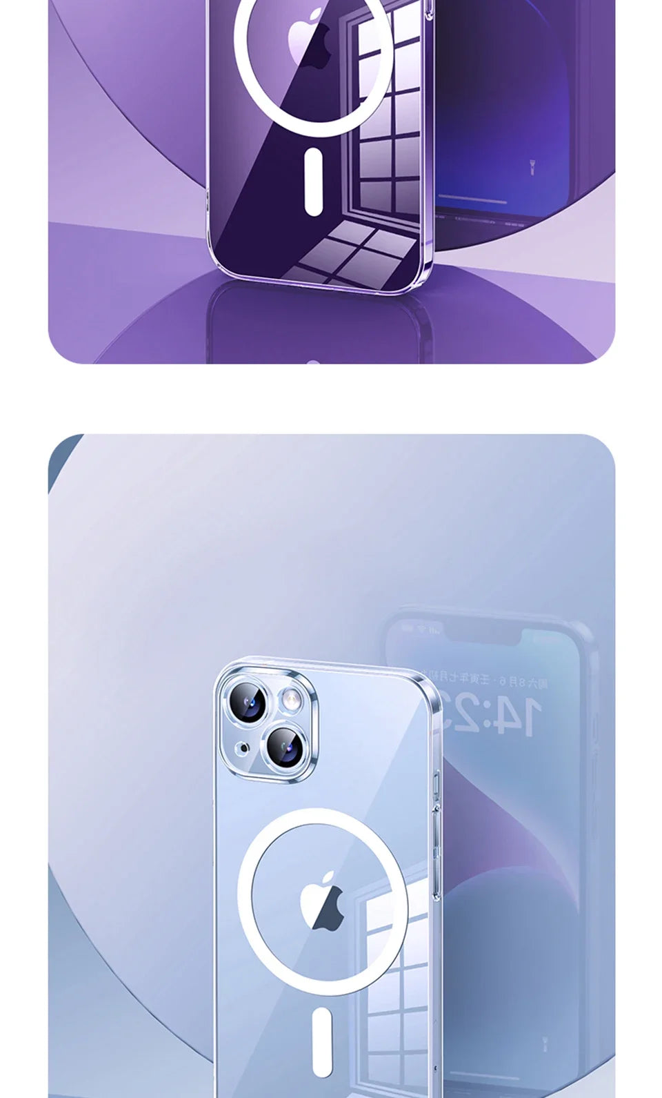 Magnetic Transparent MagSafe Case