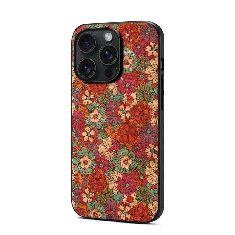 Ultrathin Flower Leather Case