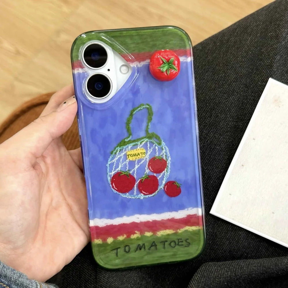 Tomato Painting 3D Vintage Case