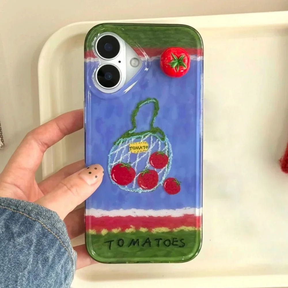 Tomato Painting 3D Vintage Case