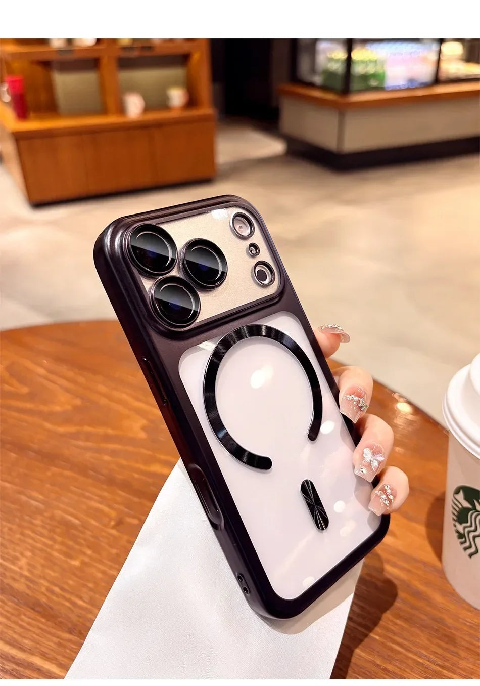 Transparent Magnetic Plating Case