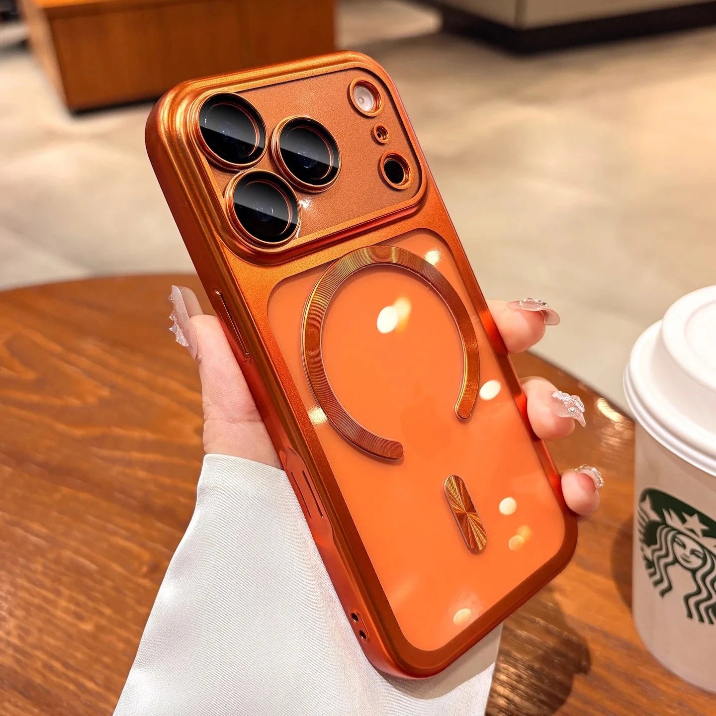 Transparent Magnetic Plating Case