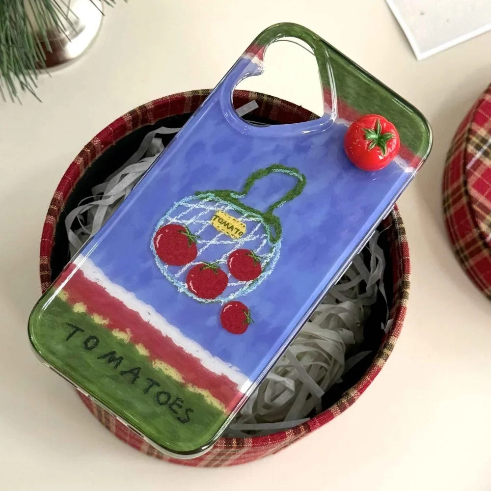 Tomato Painting 3D Vintage Case