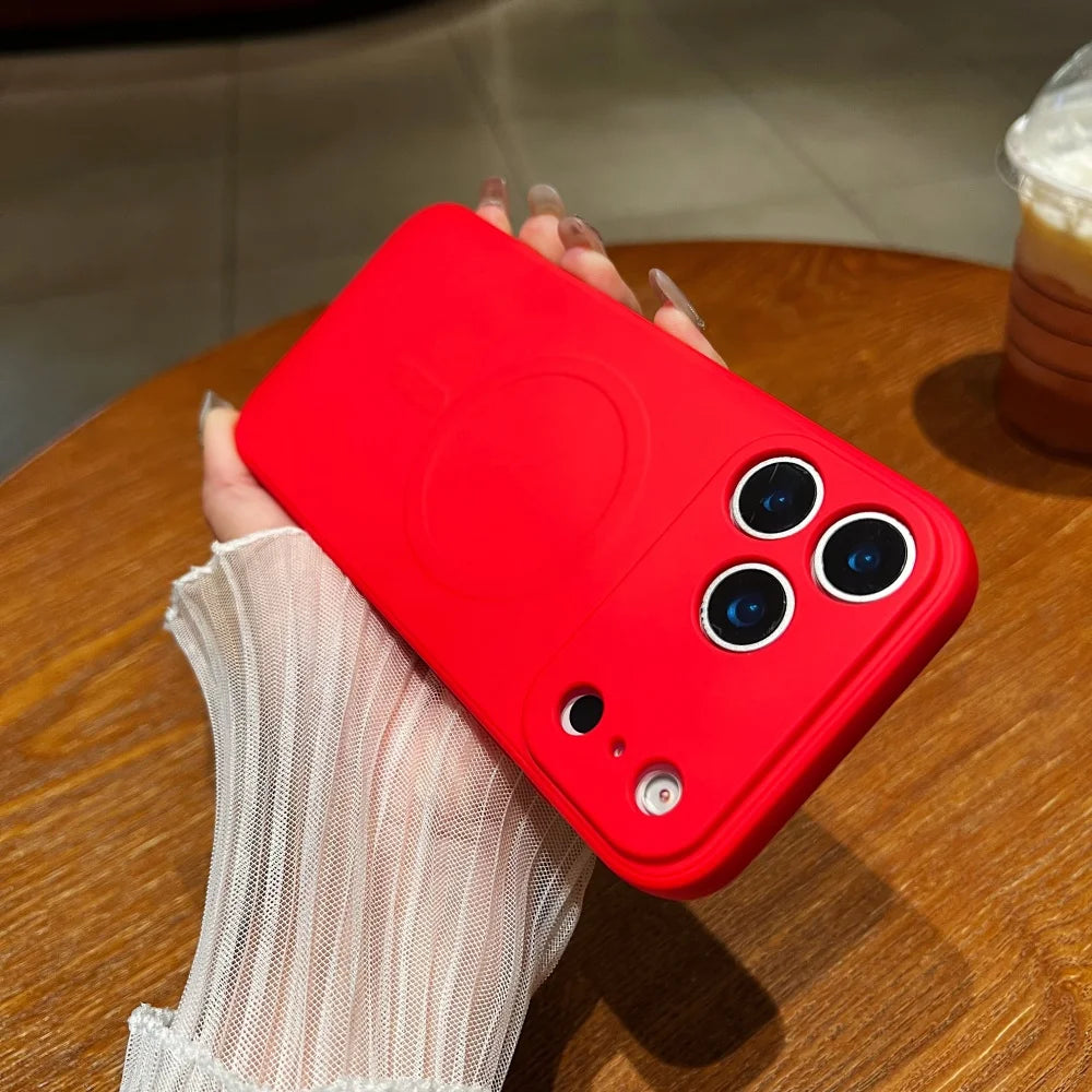 Soft Liquid Silicone MagSafe Case