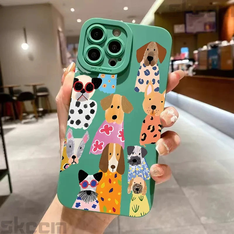 Funny Dog Pattern Soft Case