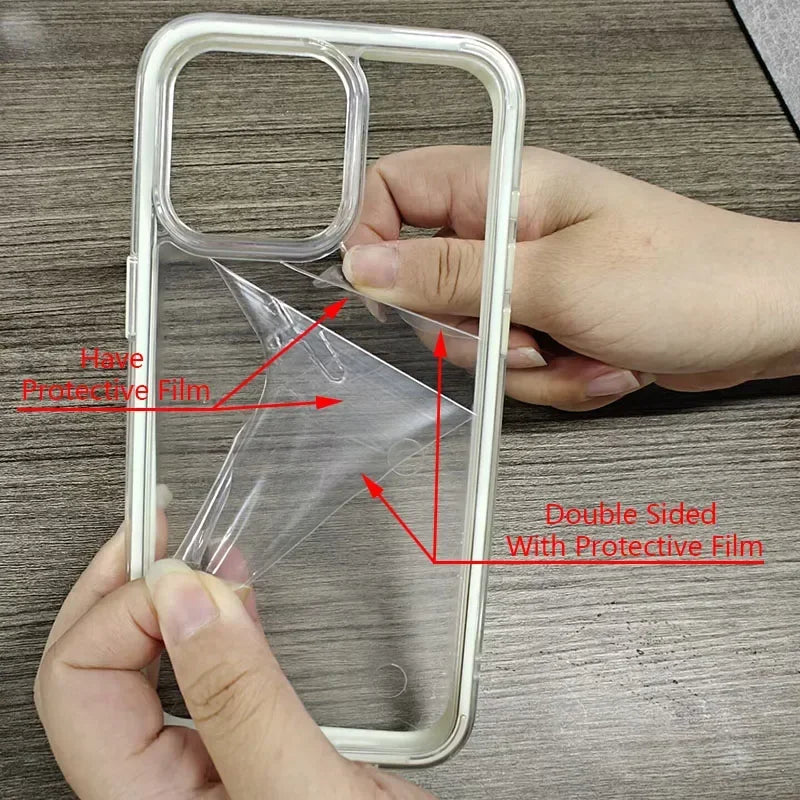 Candy Color Frame Clear Case
