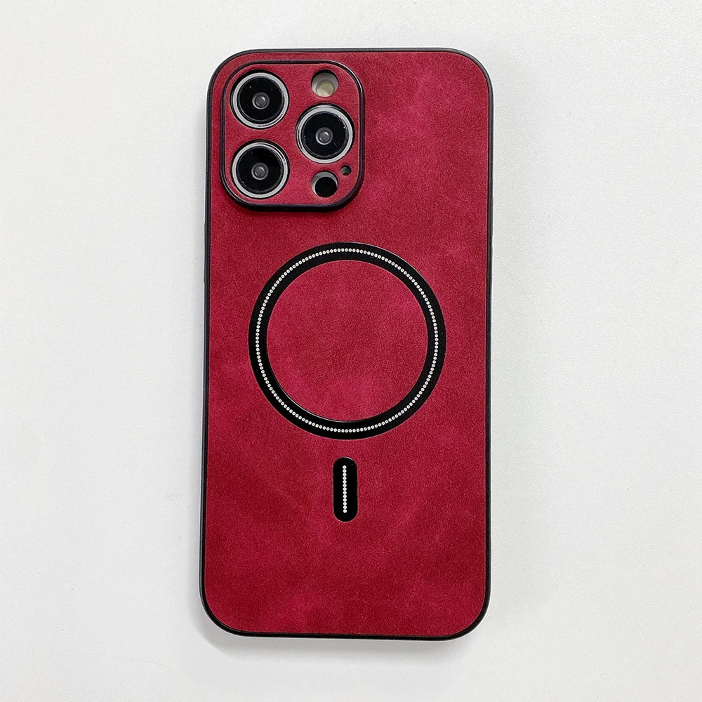 MagSafe Leather Wireless Case