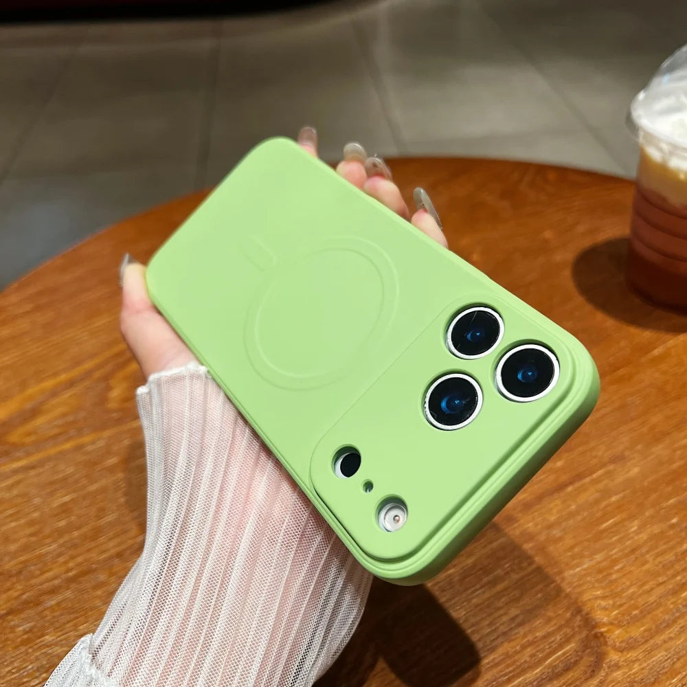 Soft Liquid Silicone MagSafe Case