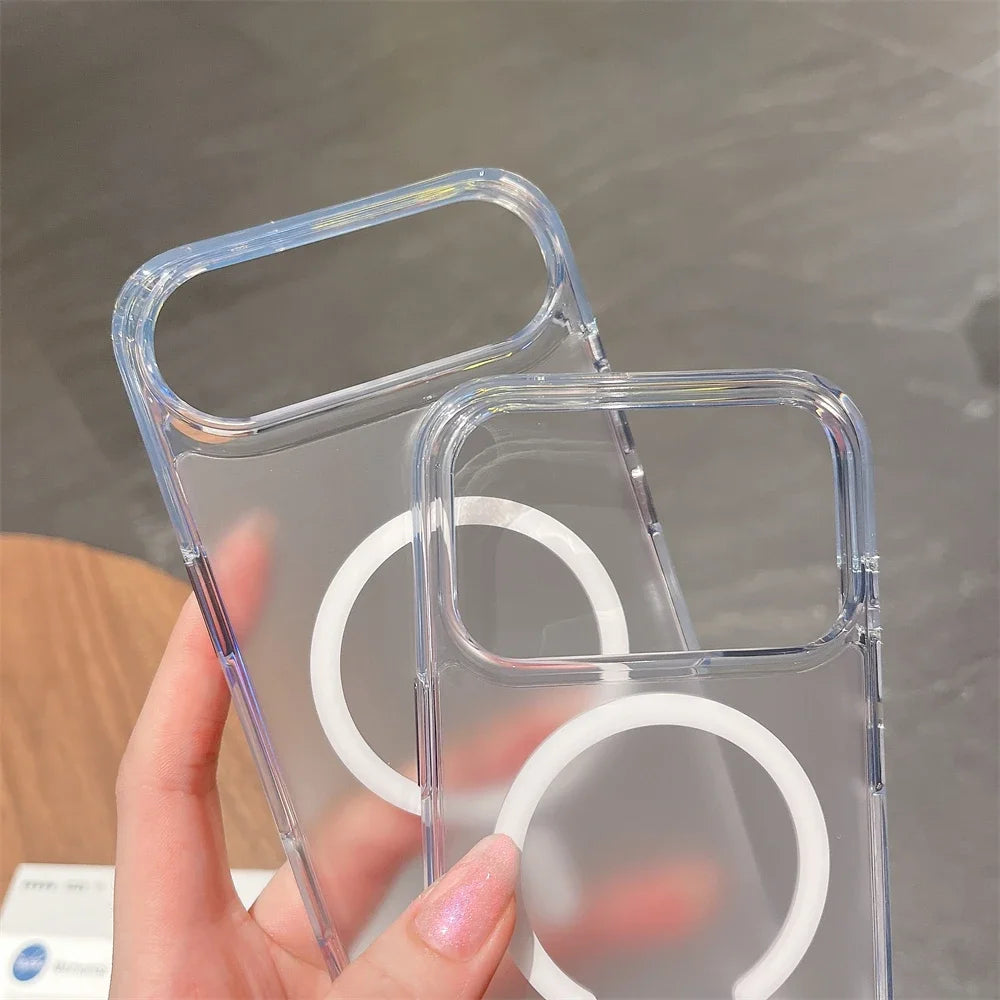 Transparent Matte MagSafe Case