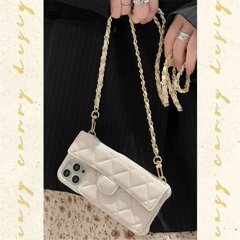Crossbody Lanyard Wallet Case