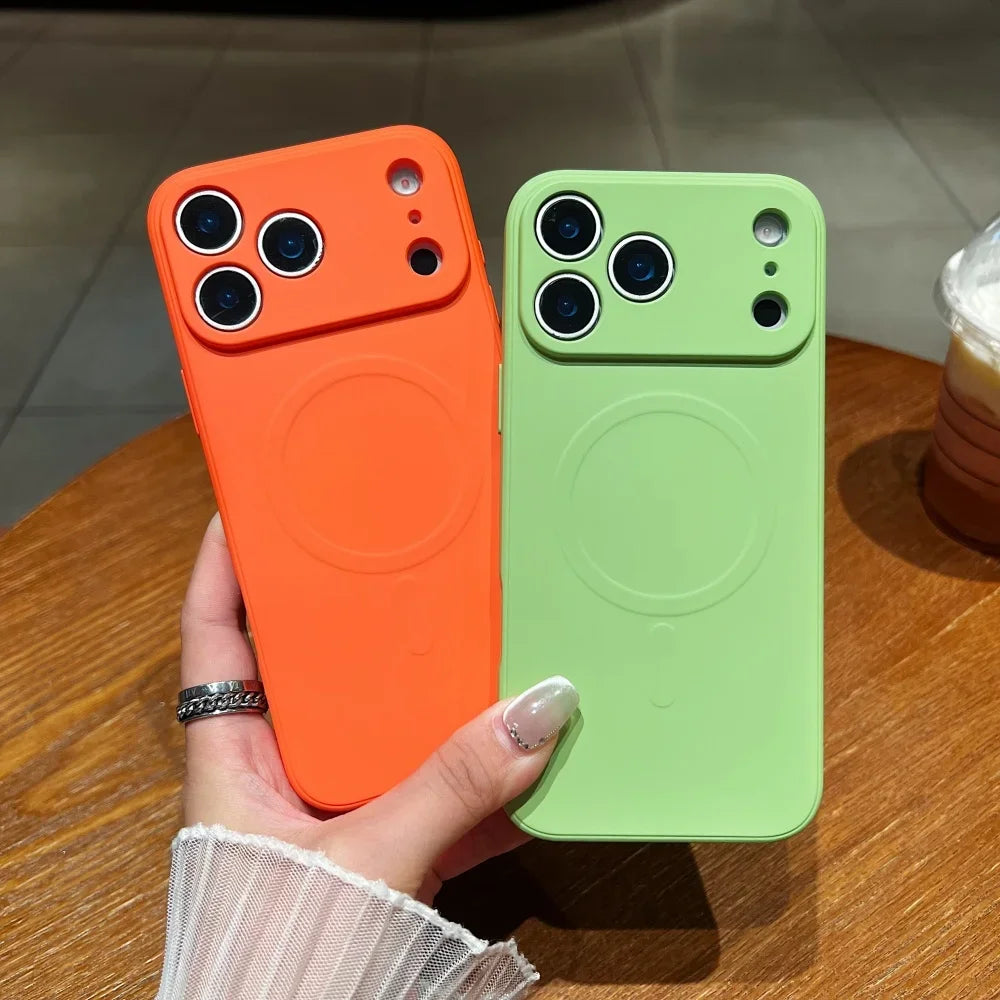 Soft Liquid Silicone MagSafe Case