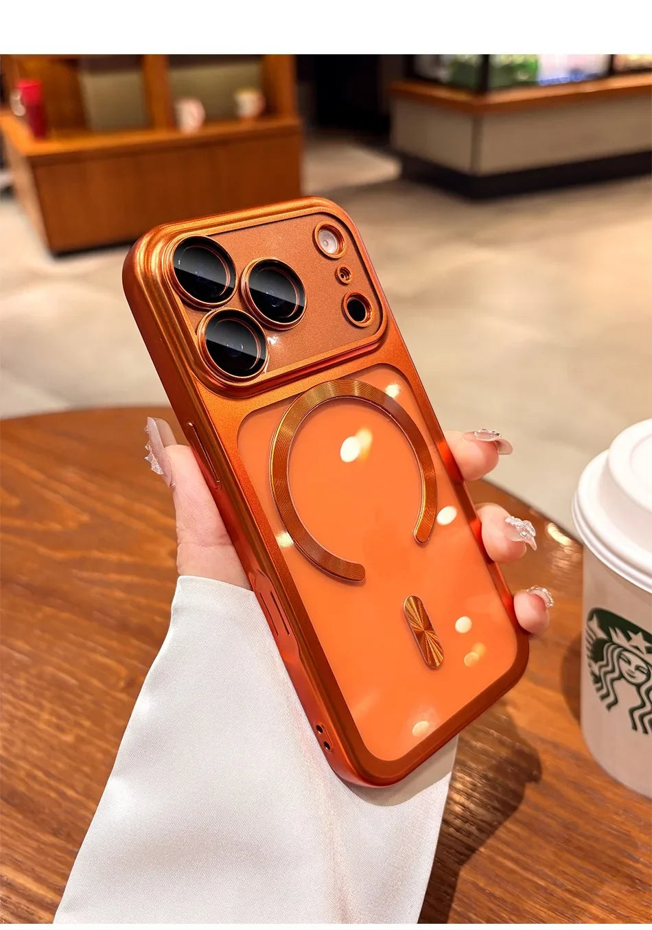 Transparent Magnetic Plating Case