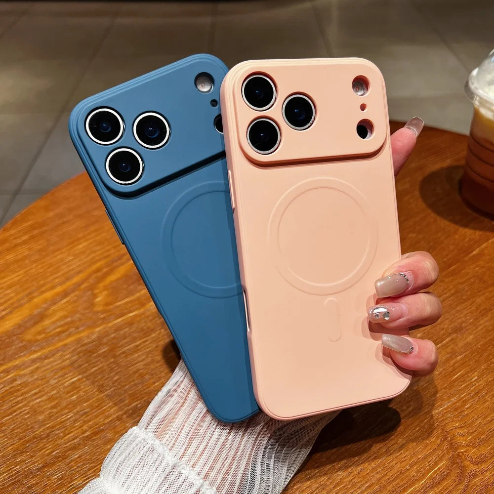 Soft Liquid Silicone MagSafe Case
