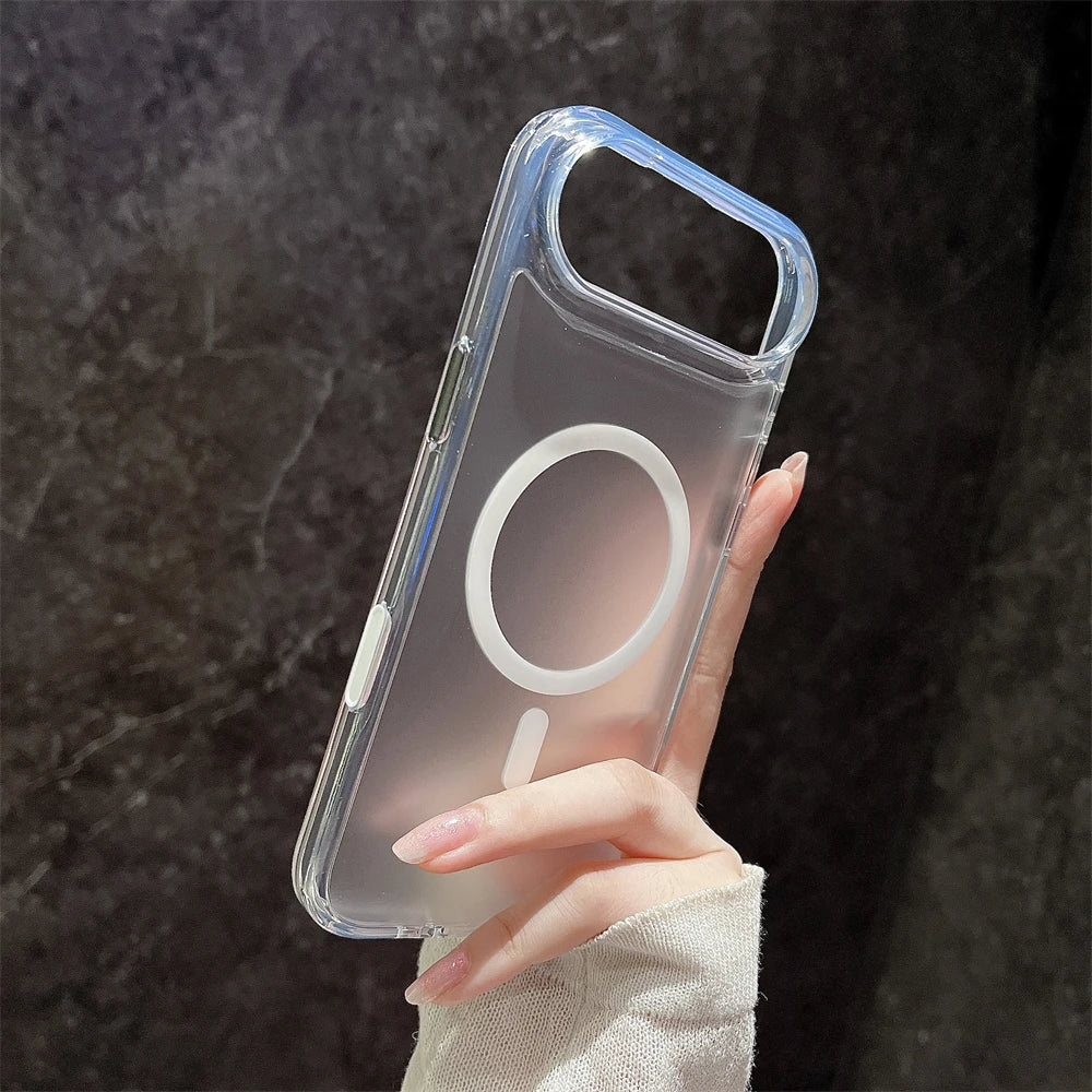 Transparent Matte MagSafe Case