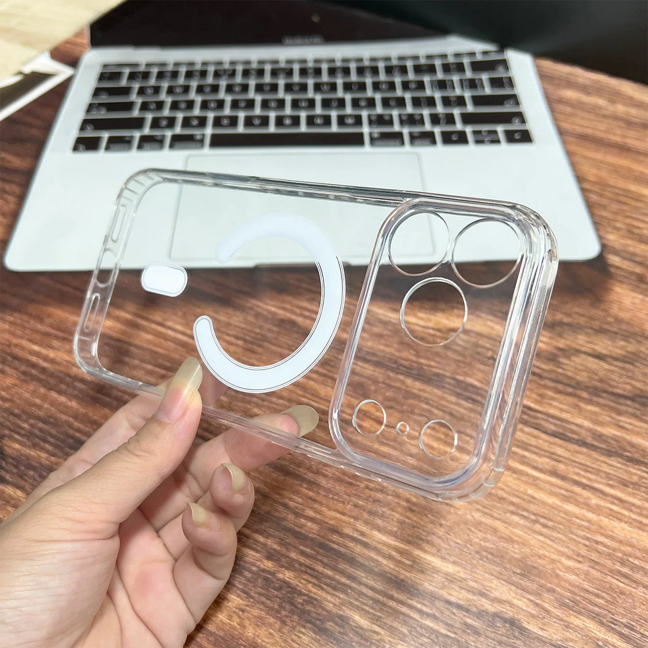 Crystal Clear Acrylic MagSafe Case