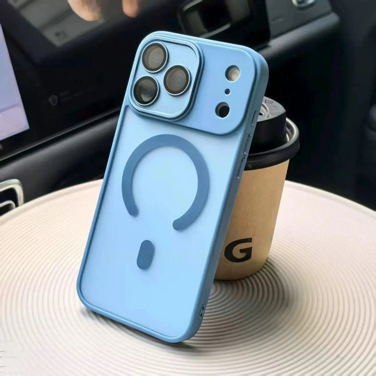 Matte Translucent Lens-Protect Case