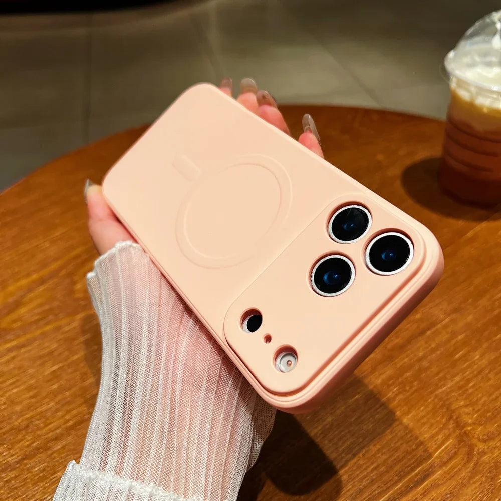 Soft Liquid Silicone MagSafe Case