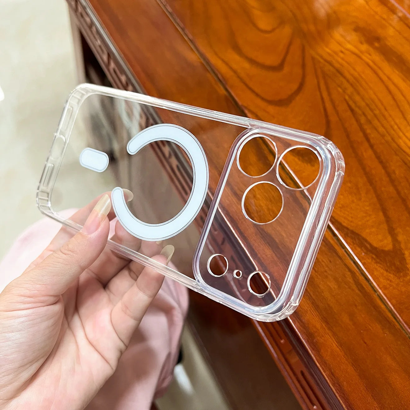Crystal Clear Acrylic MagSafe Case
