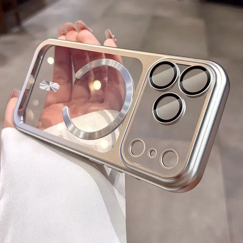 Transparent Magnetic Plating Case