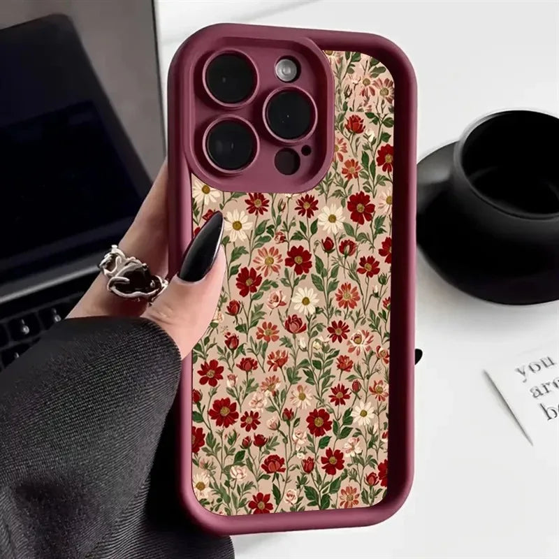 Cute Flower Shockproof Case