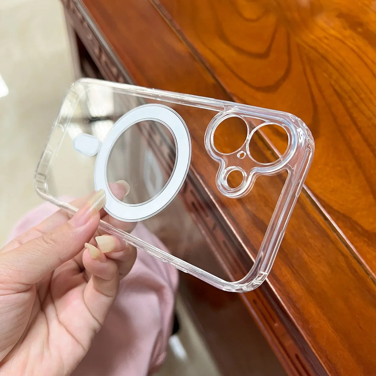 Crystal Clear Acrylic MagSafe Case