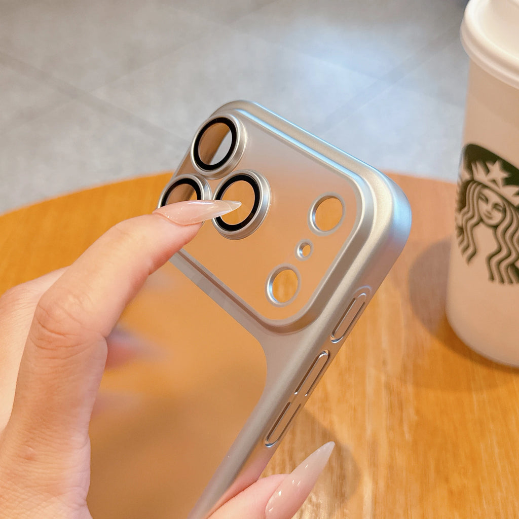 Transparent Plating Frame Case