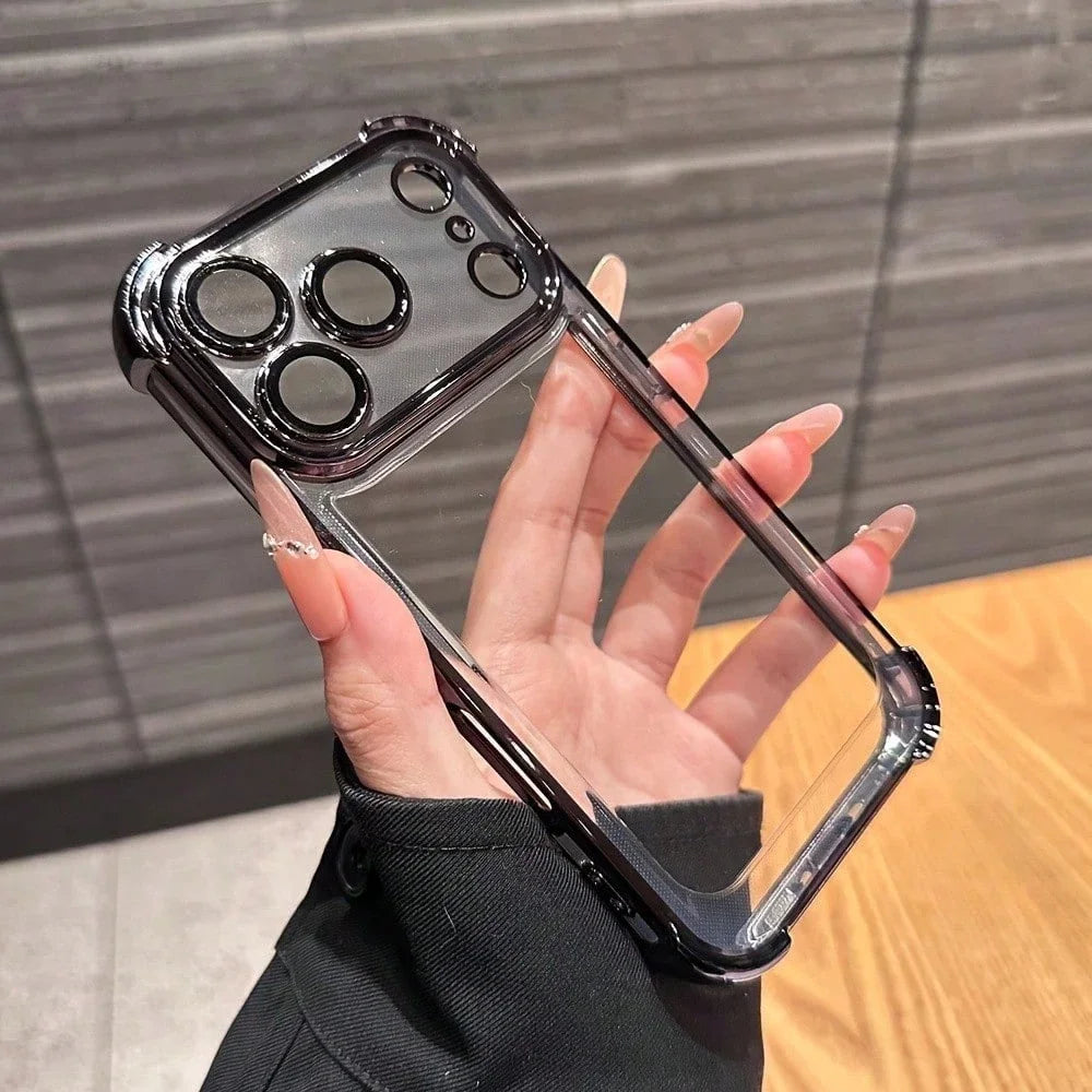 Cushioned Shockproof Plated Case