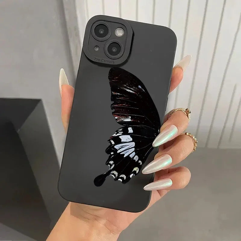 Black Lips Soft Silicone Case