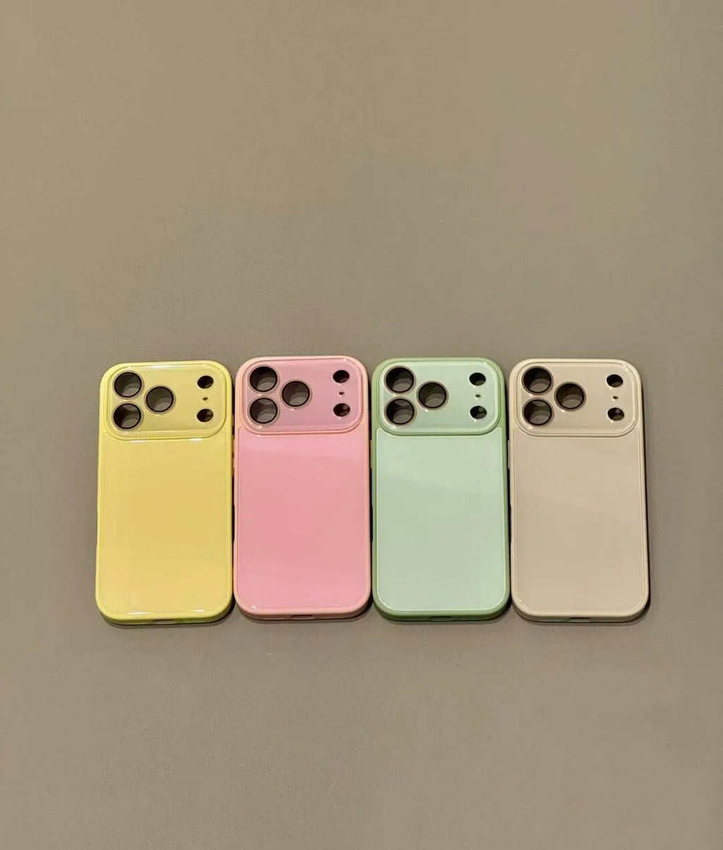 Candy Color Tempered Glass Case