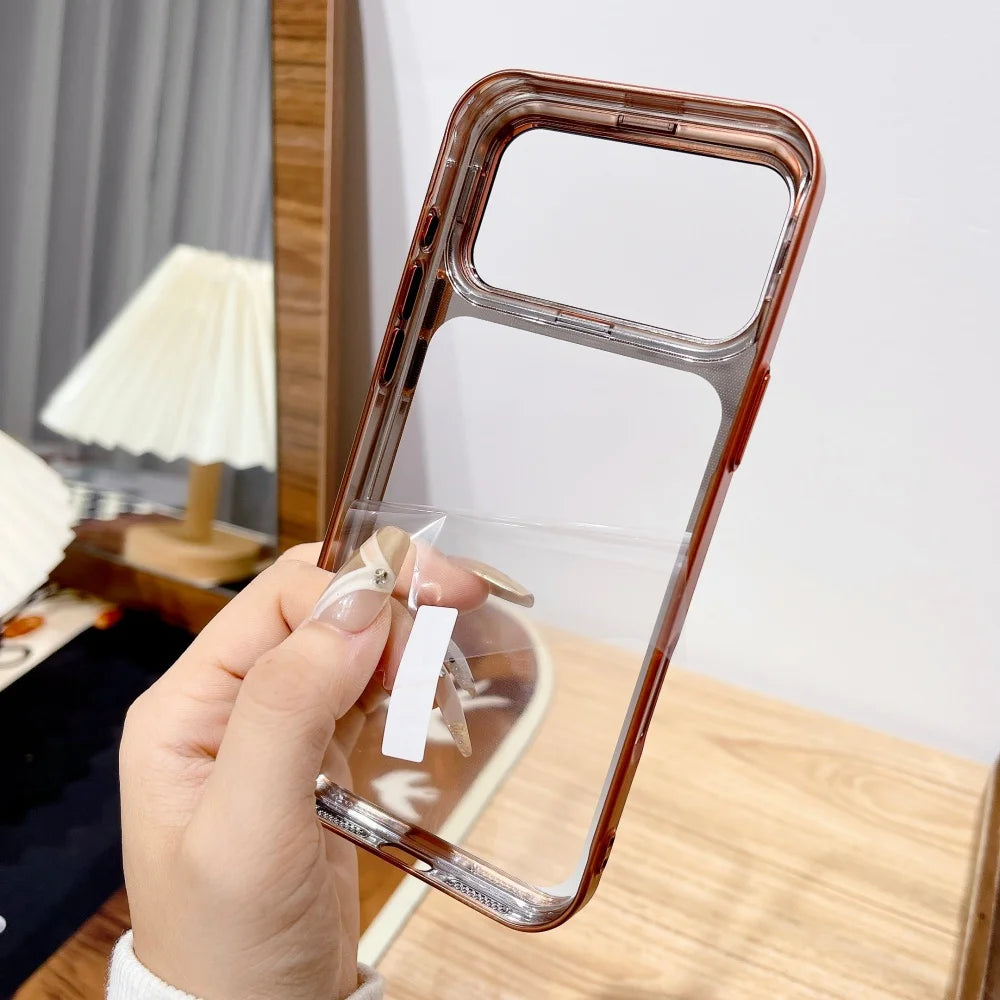 Plating Fold Glass Stand Case