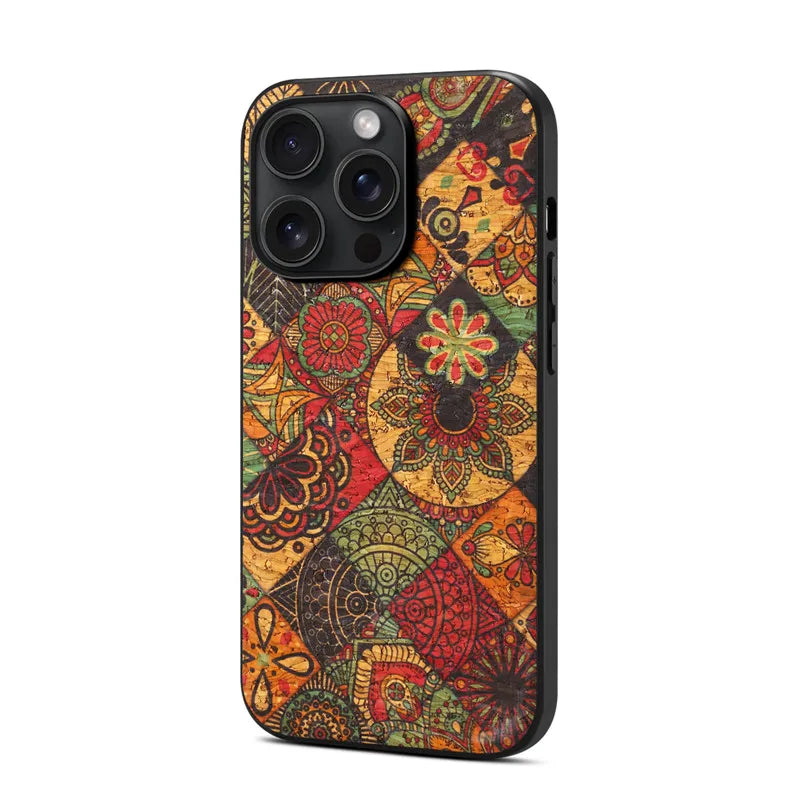 Ultrathin Flower Leather Case