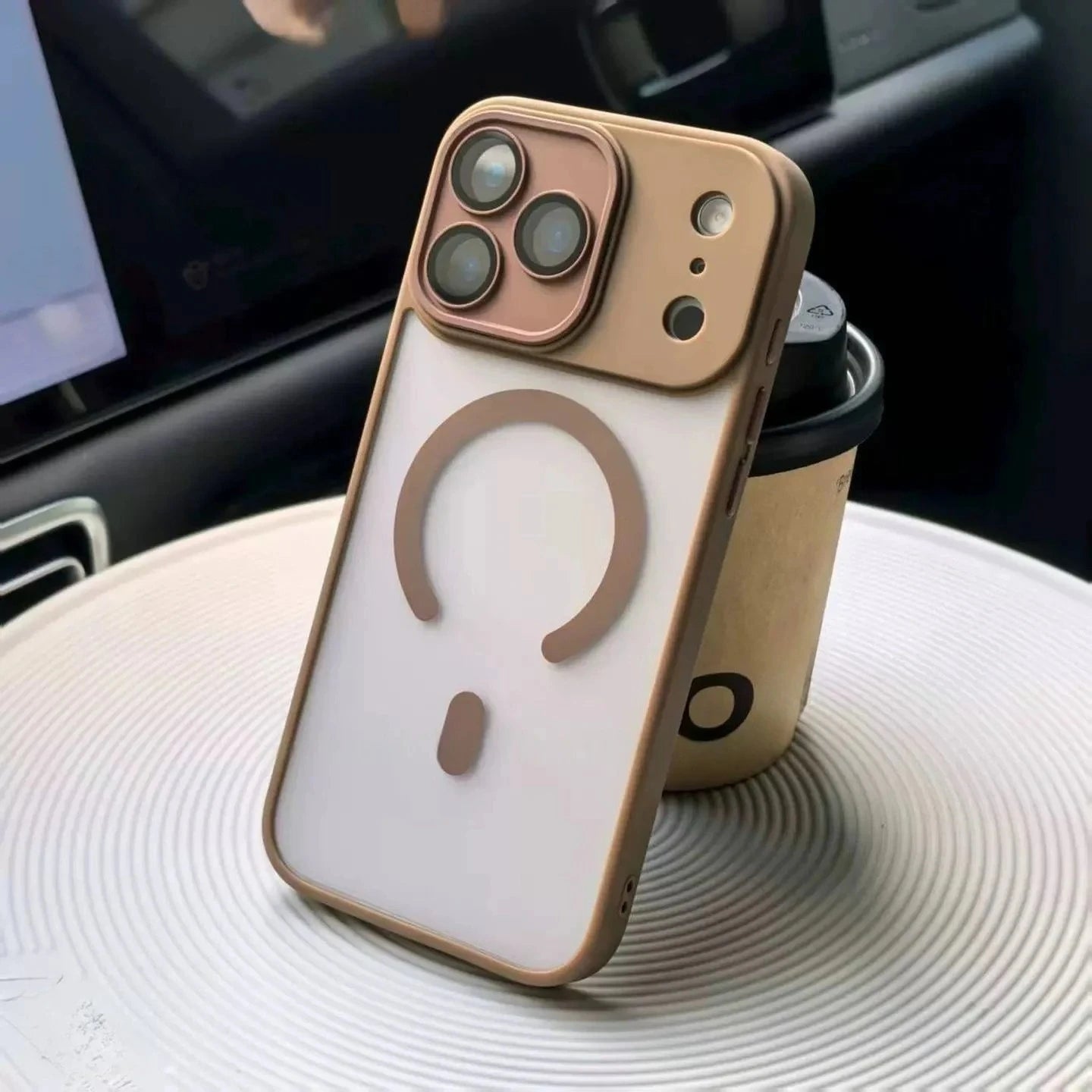 Matte Translucent Lens-Protect Case