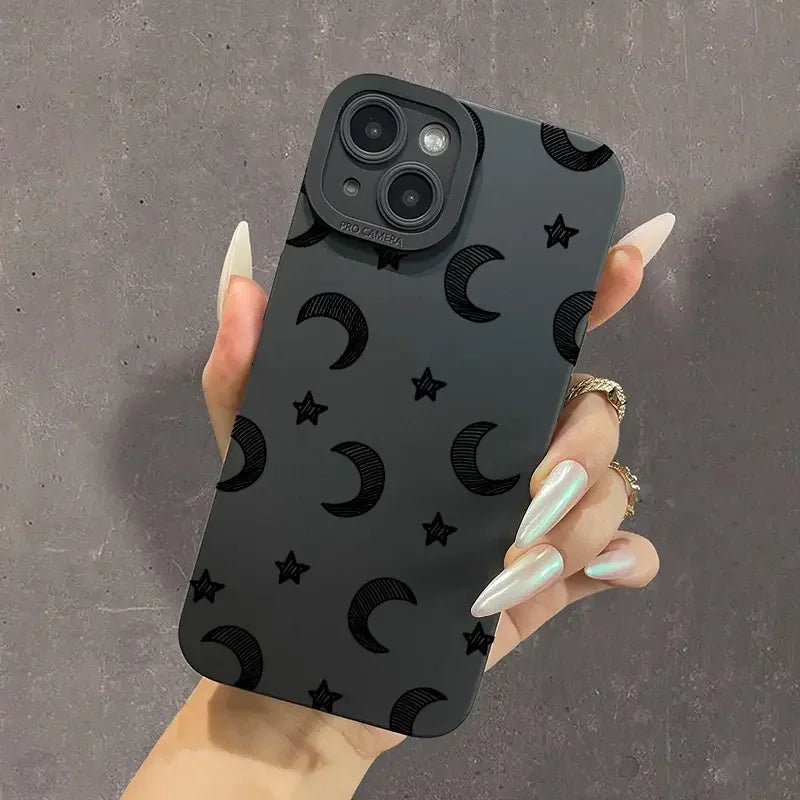 Black Lips Soft Silicone Case