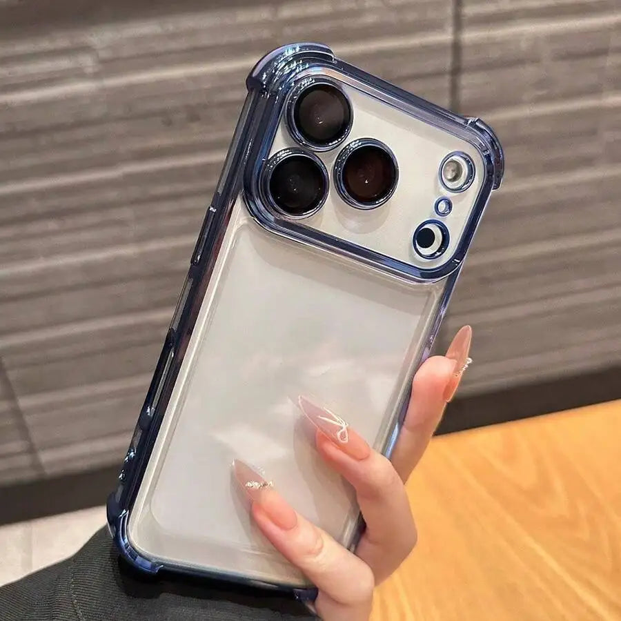 Cushioned Shockproof Plated Case