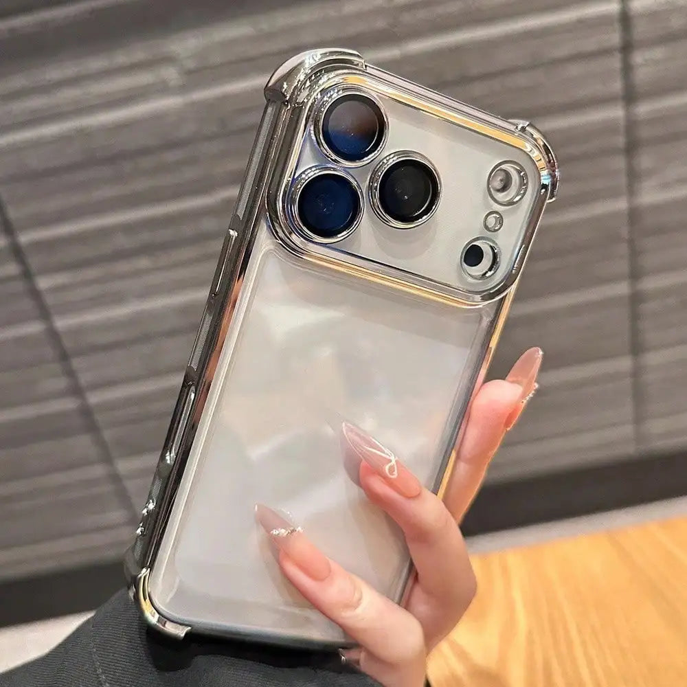 Cushioned Shockproof Plated Case