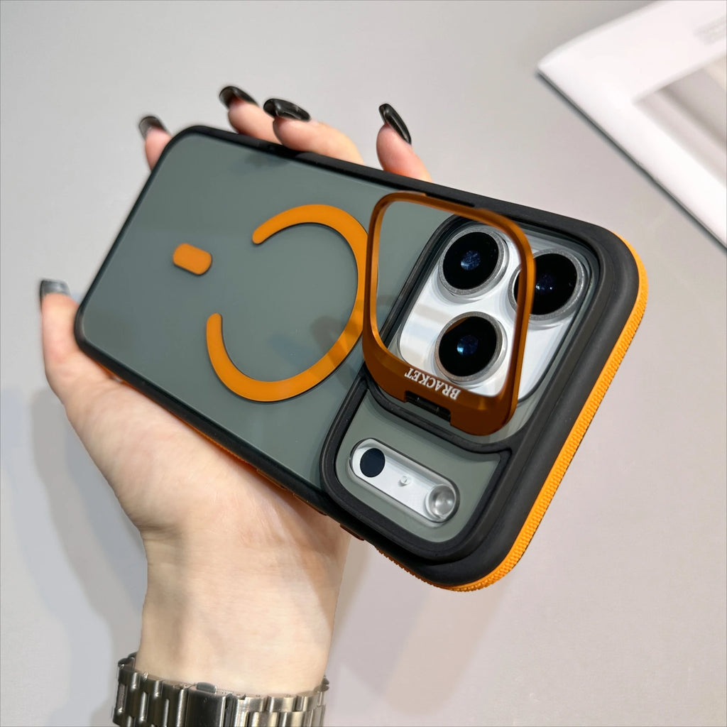 Matte Transparent Kickstand Case