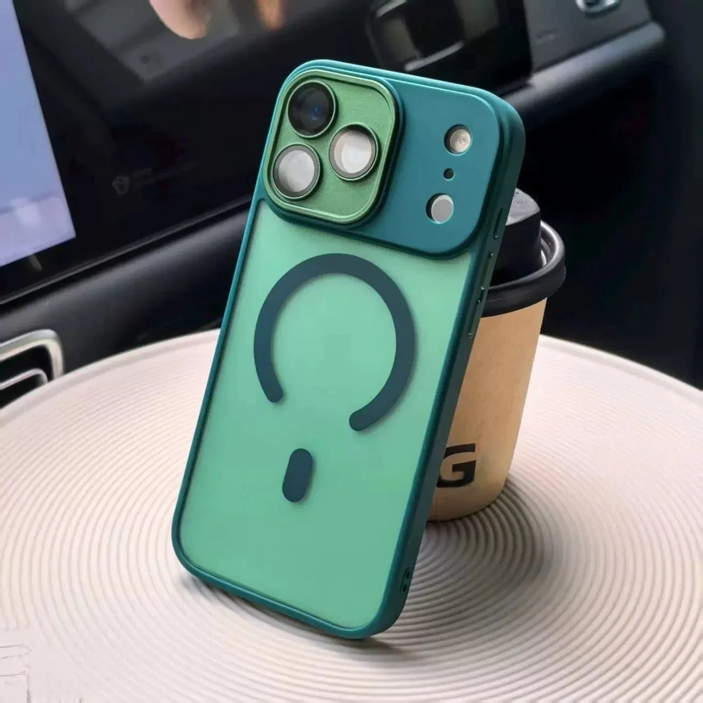 Matte Translucent Lens-Protect Case