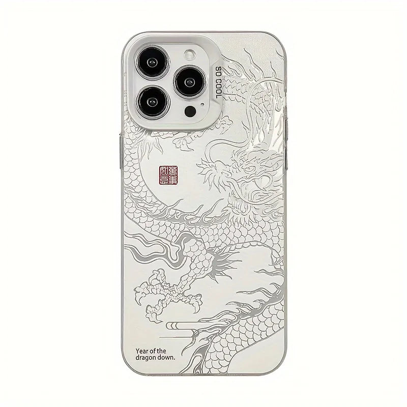 White Dragon Print Case