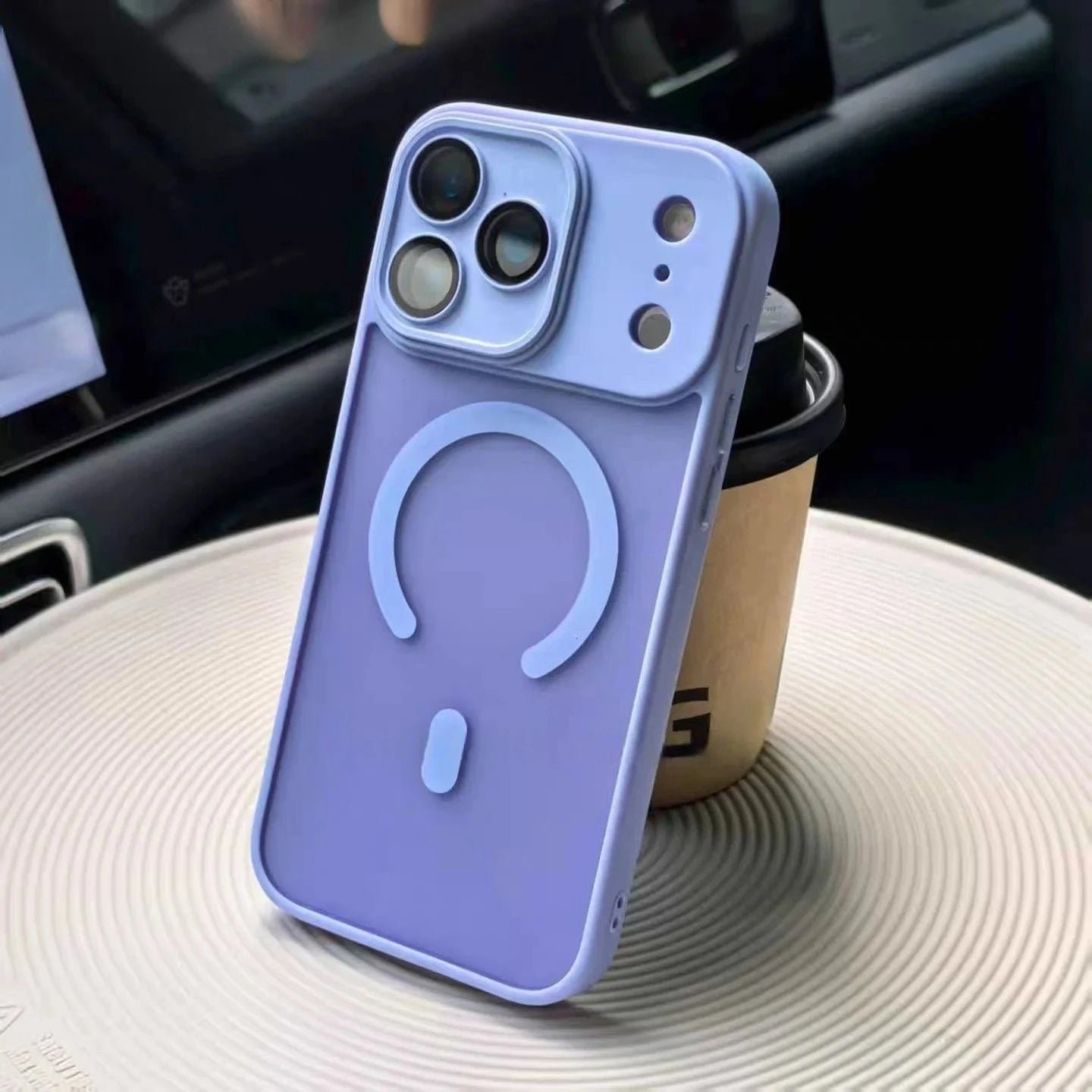 Matte Translucent Lens-Protect Case